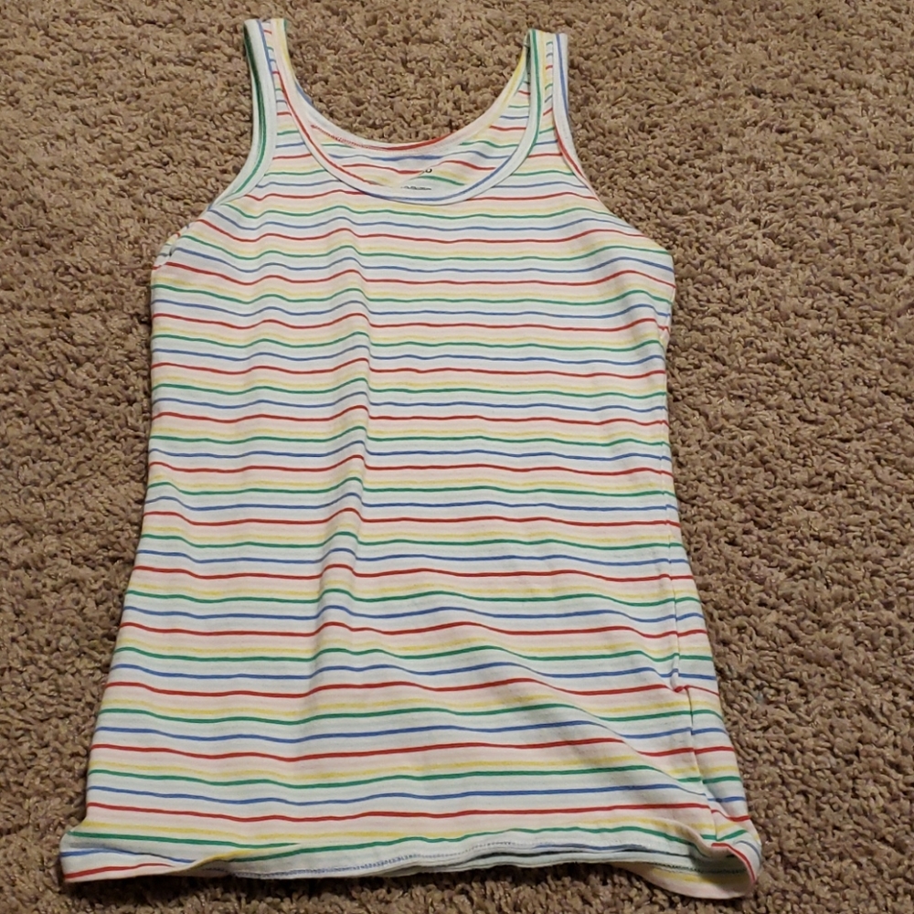 Rainbow Striped Tank Top